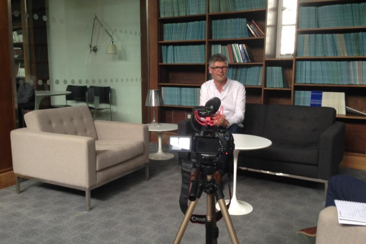 Filming at the RGS-IBG